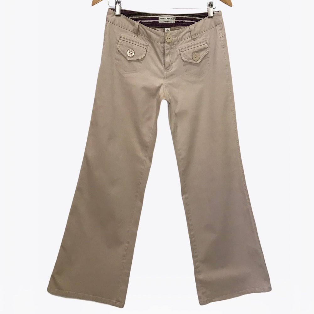 Banana Republic Martin Fit Straight Wide Pants 2 - Picture 4 of 16
